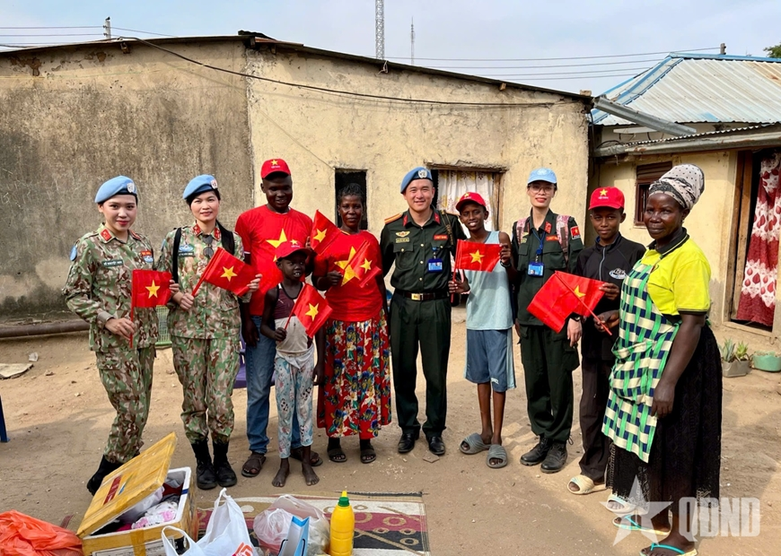 Humanity reflected in every step of Vietnamese peacekeepers
